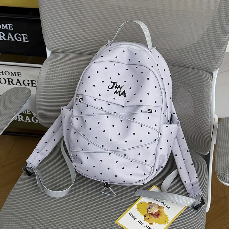 Polka Dot Freizeit Rucksack Karnz 1791205839