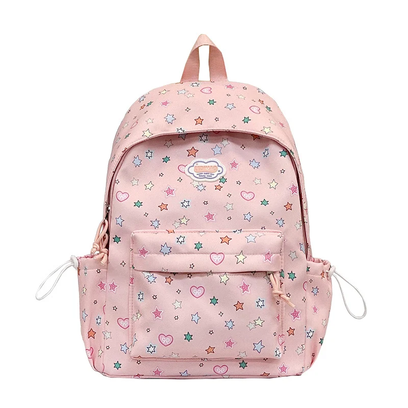 Verspielter Sternen-Print-Rucksack Karnz