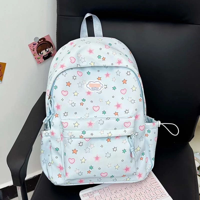 Verspielter Sternen-Print-Rucksack Karnz