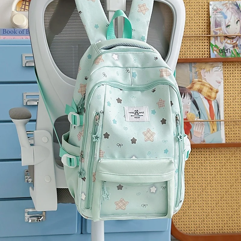 Verspielt Stern-Muster Rucksack Karnz