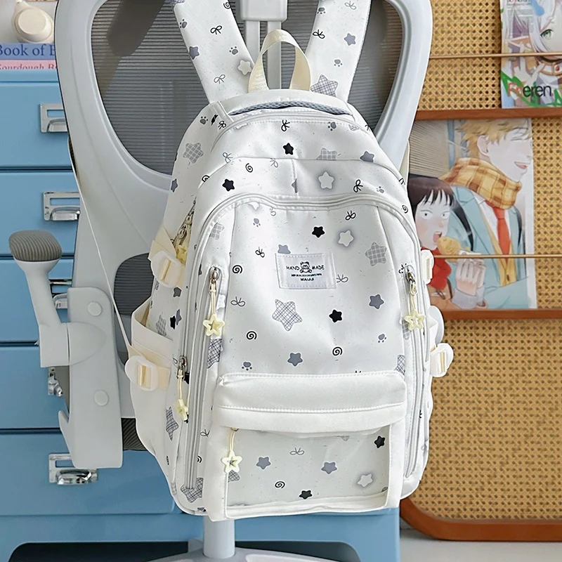 Verspielt Stern-Muster Rucksack Karnz