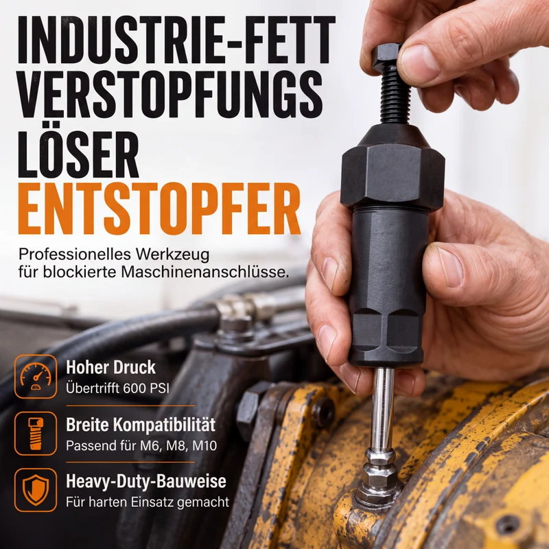 🔧 JETZT 50 % RABATT! 🚗 Schmiernippel-Entstopfer – Verstopfte Gelenke in Sekunden frei – Spart Schmierfett, spart Zeit 🔩