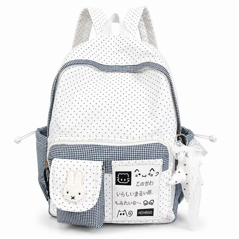 Verspielt gepunkteter Rucksack Karnz