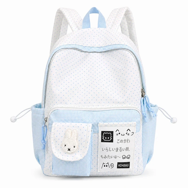 Verspielt gepunkteter Rucksack Karnz