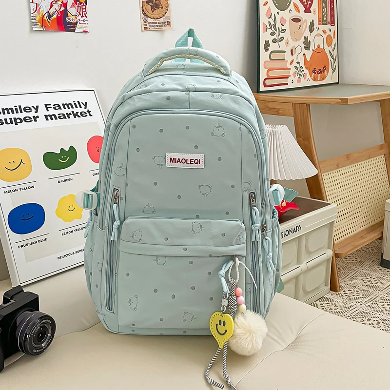 Verspielt gepunktetes Design Rucksack Karnz