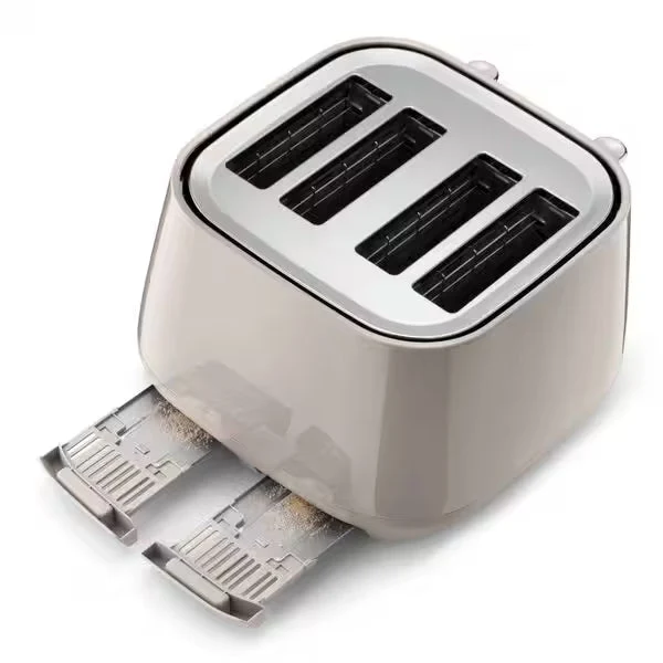 DeLonghi Eclettica 1800W 4 Slice Toaster - Beige | CTY4003.BG