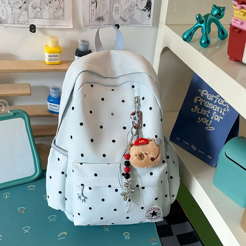 Verspielt Polka Dot Freizeit Rucksack Karnz
