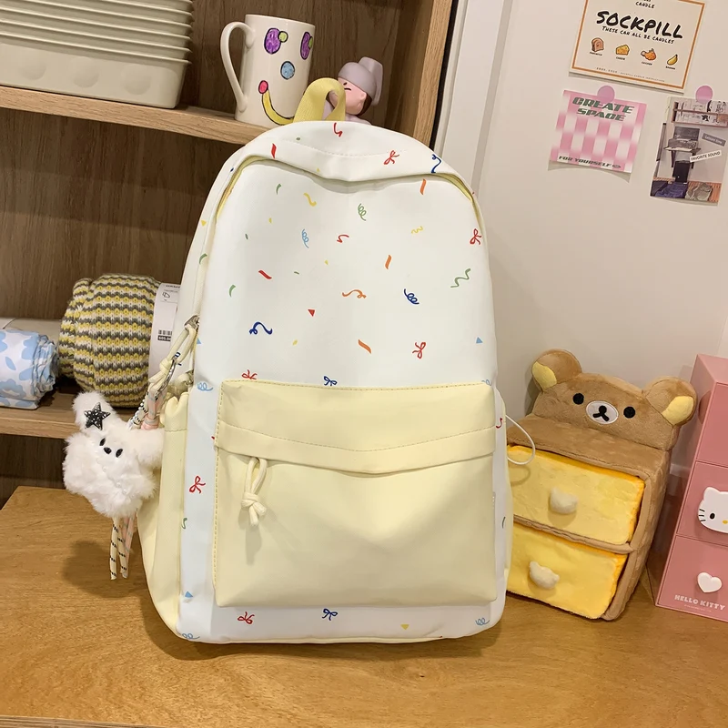 Verspielt gemusterter Rucksack Karnz