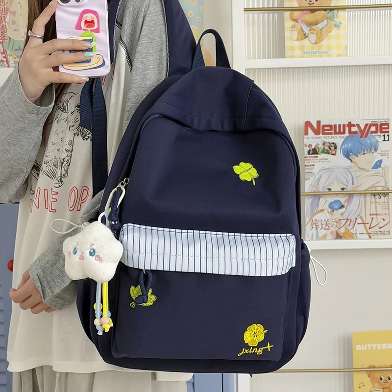 Verspielt Bestickter Lässiger Rucksack Karnz