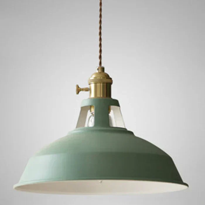 IronGlow Industrielle Retro-Hängelampe aus Metall, E27
