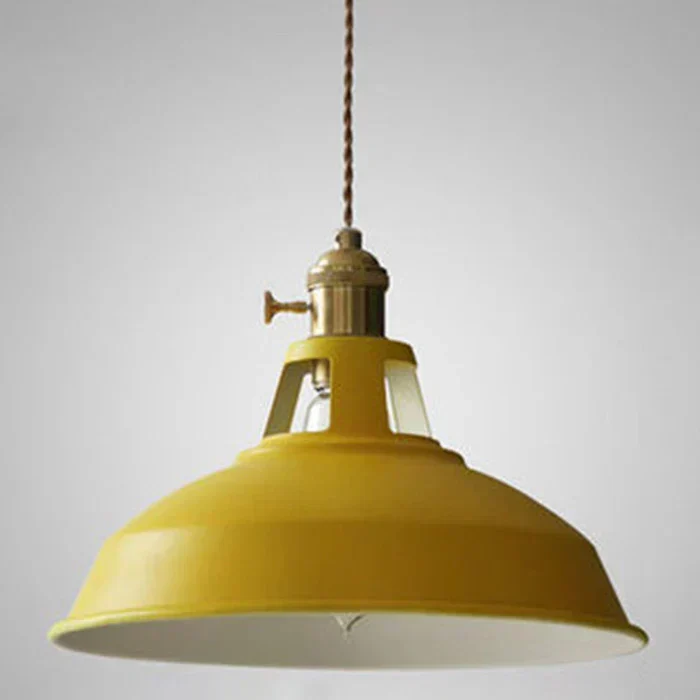IronGlow Industrielle Retro-Hängelampe aus Metall, E27