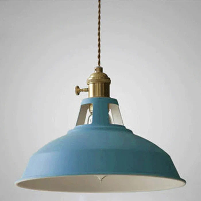 IronGlow Industrielle Retro-Hängelampe aus Metall, E27