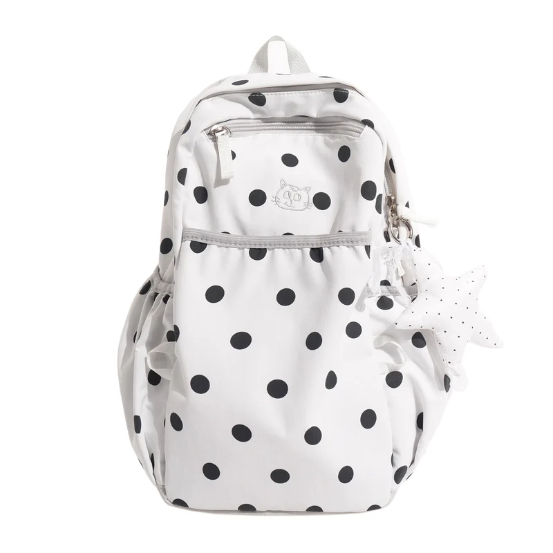Verspielter gepunkteter Rucksack Karnz