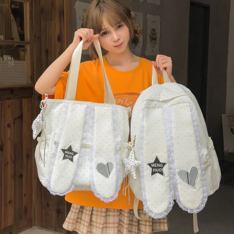 Verspielter dekorativer Patchwork-Rucksack Karnz