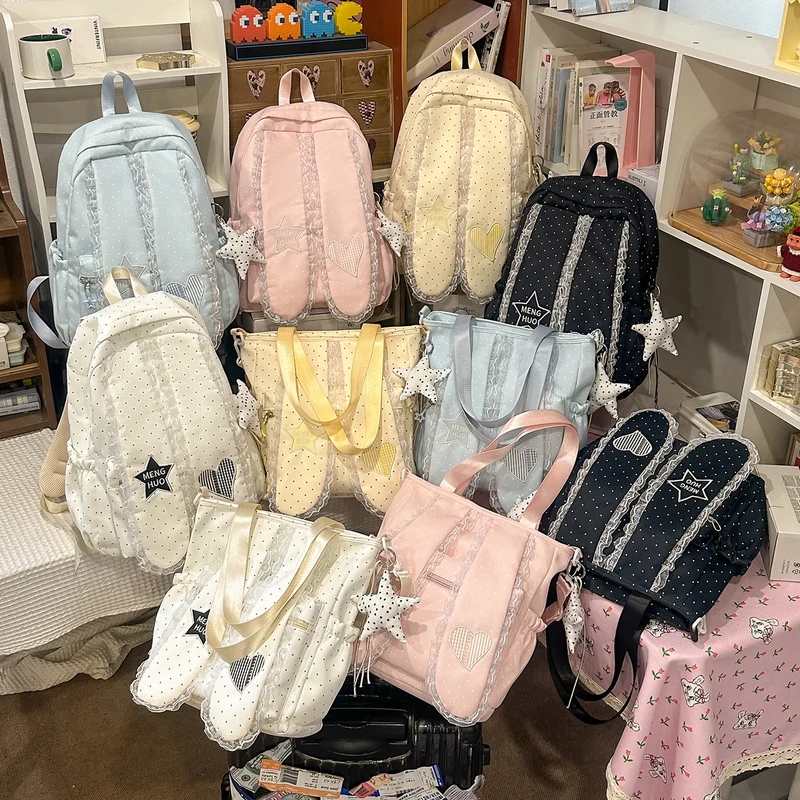 Verspielter dekorativer Patchwork-Rucksack Karnz