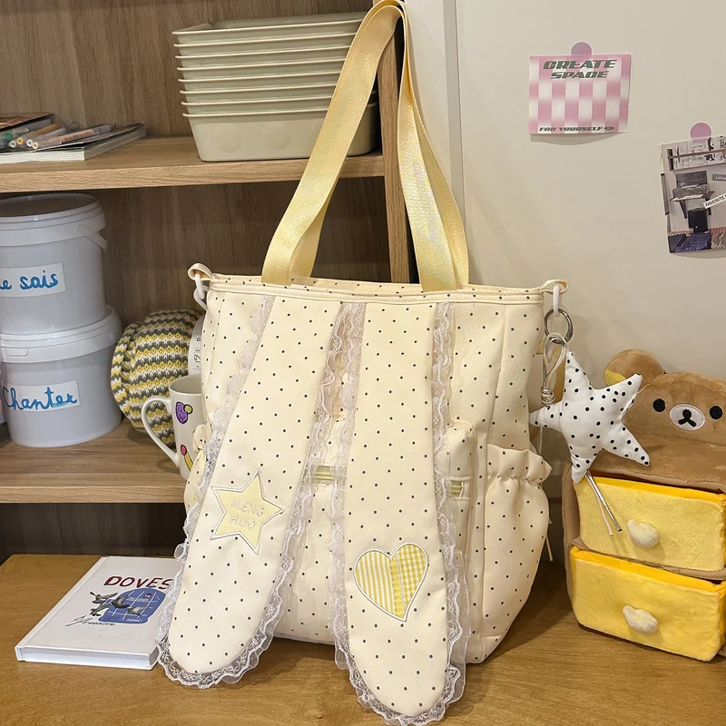 Verspielter dekorativer Patchwork-Rucksack Karnz