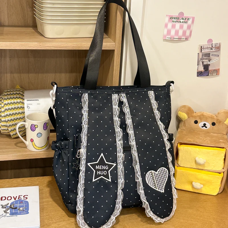 Verspielter dekorativer Patchwork-Rucksack Karnz