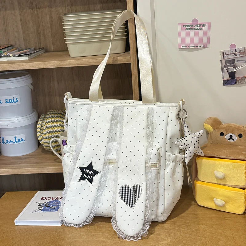 Verspielter dekorativer Patchwork-Rucksack Karnz