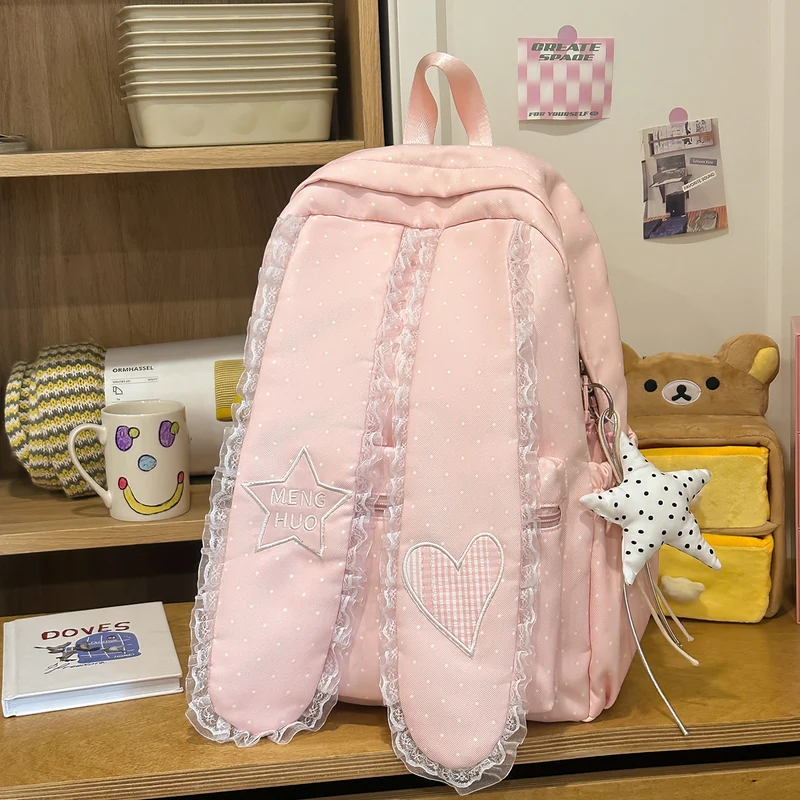 Verspielter dekorativer Patchwork-Rucksack Karnz