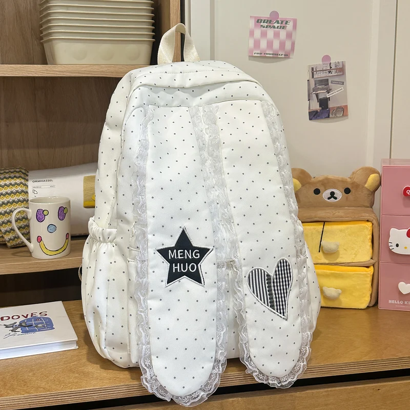 Verspielter dekorativer Patchwork-Rucksack Karnz