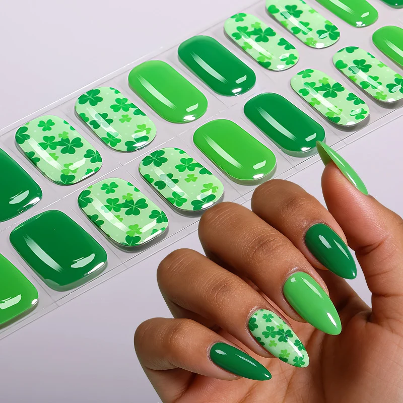 Botanische Nagelkunst Aufkleber