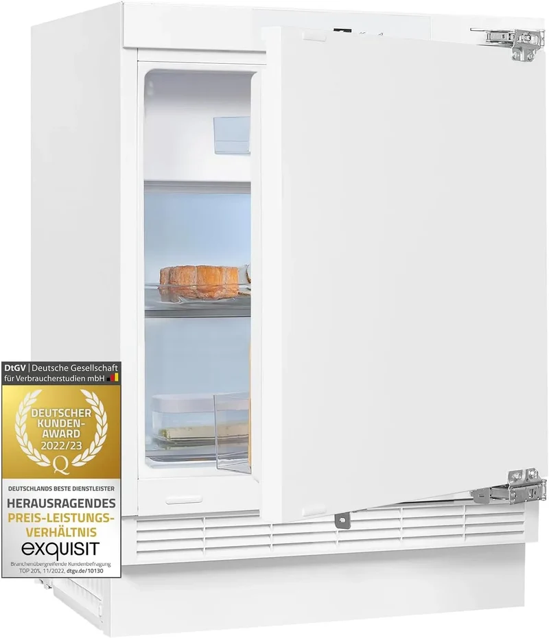Exquisit UKS130-4-FE-010D Kühlschrank, 121 L, Gefrierfach