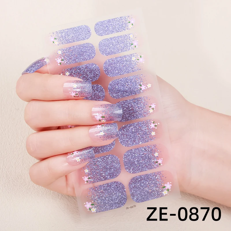 Künstlerische Marmor-Nagel-Wraps