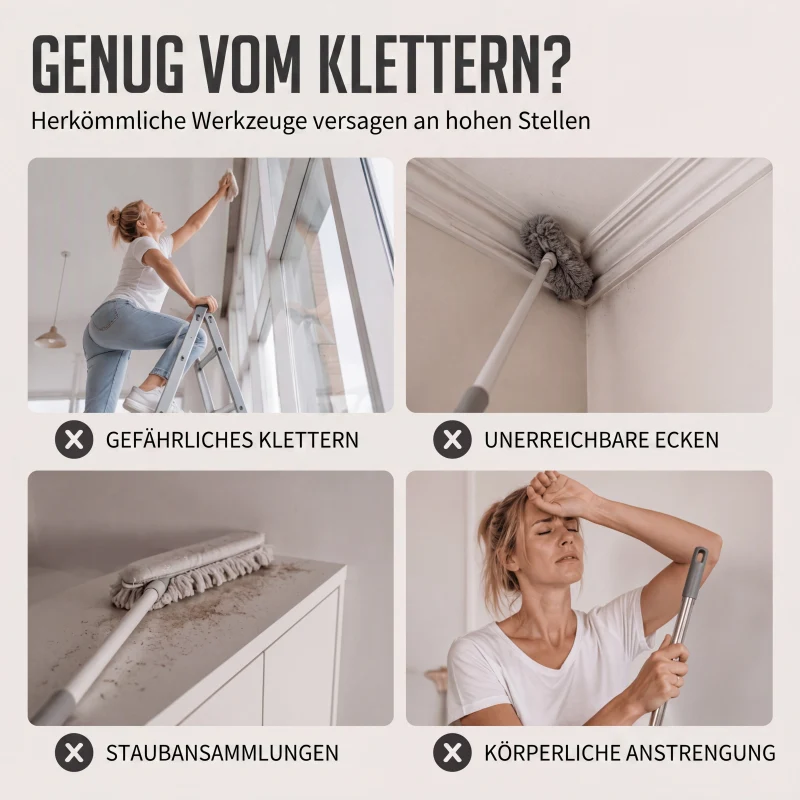 📢📢50% RABATT NU!! ⏰Dreieckiger Reinigungsmop mit ausziehbarer Stange