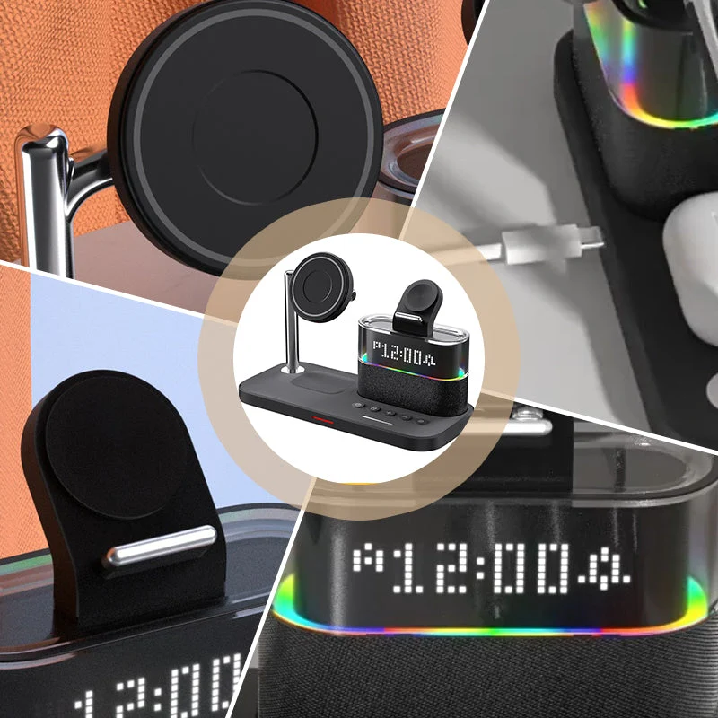 🔥 50% RABATT auf ausgewählte Produkte 🎉3-in-1 Kabelloses Ladestation mit Wecker