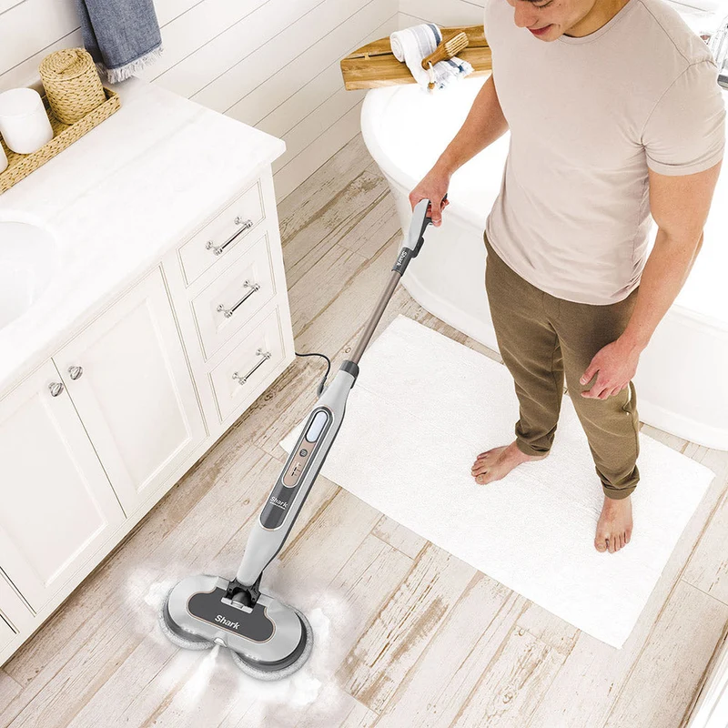 Shark Steam & Scrub Automatic Steam Mop - Weiß & Grau | S8201UK