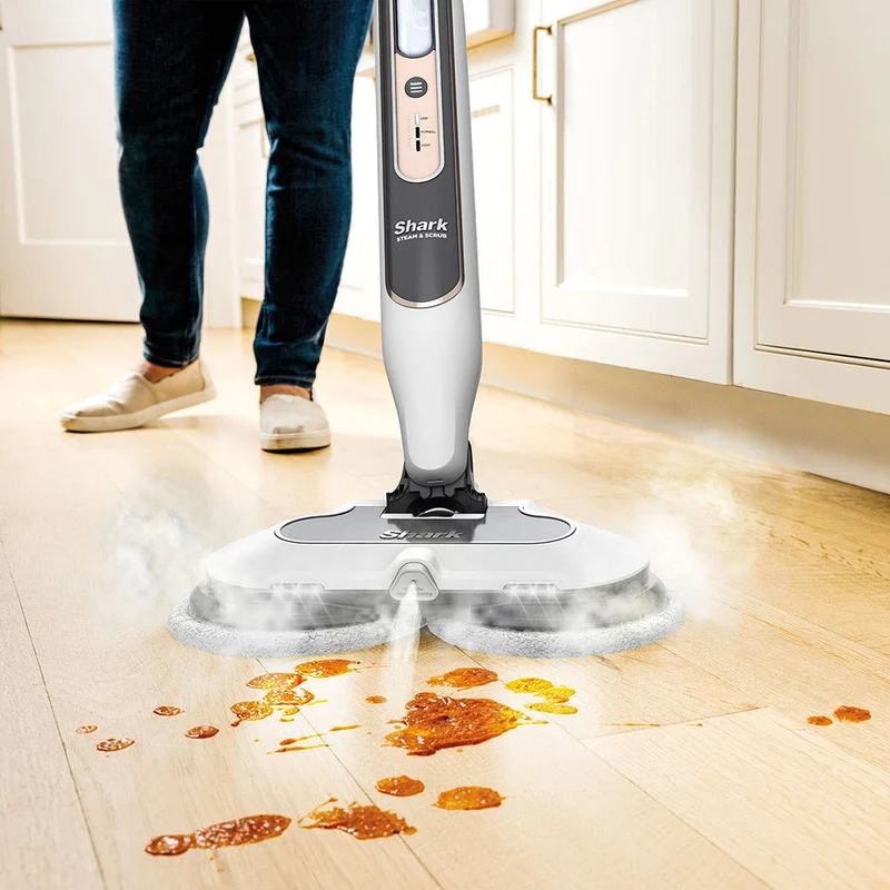 Shark Steam & Scrub Automatic Steam Mop - Weiß & Grau | S8201UK