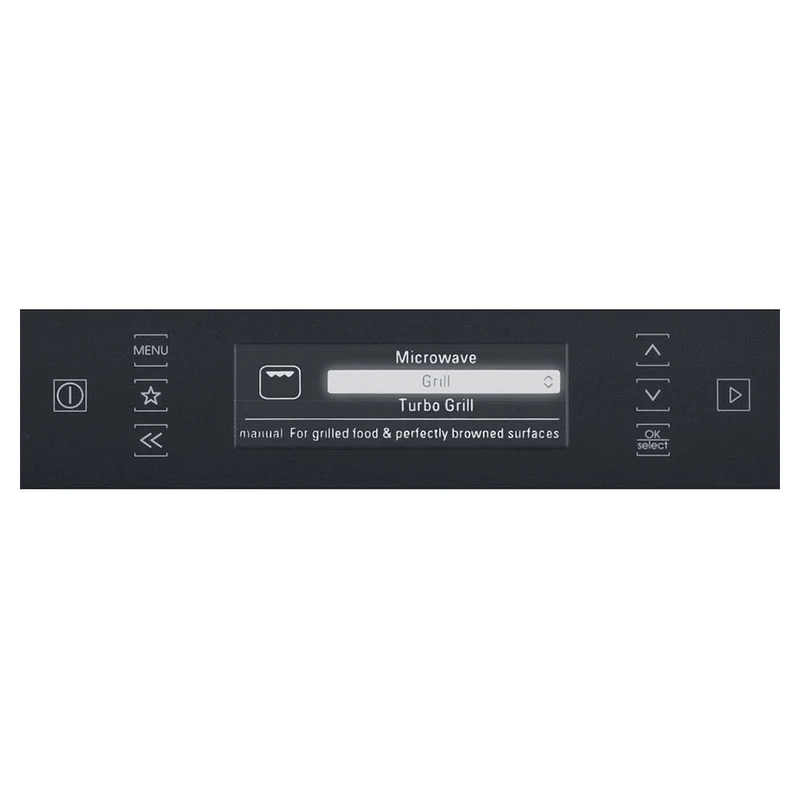 Hotpoint 40L Einbau Combi Mikrowelle - Schwarz Steel | MP 996 BM H