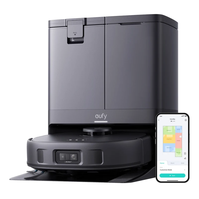 Eufy X10 Pro Omni Robot Vacuum und Mop mit All-in-One Station - Schwarz | T2351V11