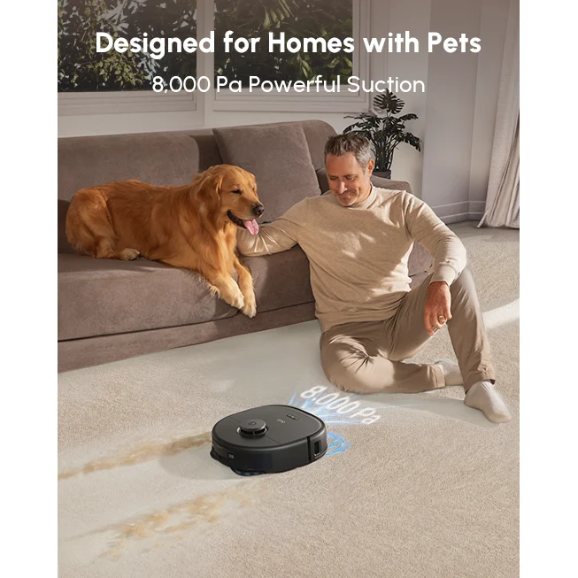 Eufy X10 Pro Omni Robot Vacuum und Mop mit All-in-One Station - Schwarz | T2351V11