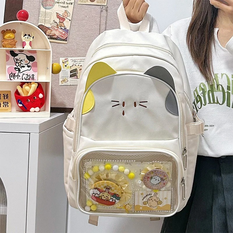 Verspielt Katzenohren Grafik Rucksack Karnz