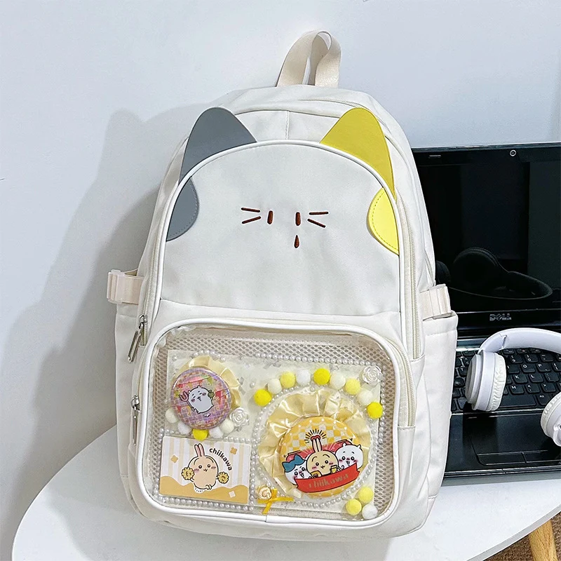 Verspielt Katzenohren Grafik Rucksack Karnz