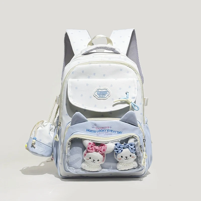 Verspielter Katzenohr-Design Rucksack Karnz