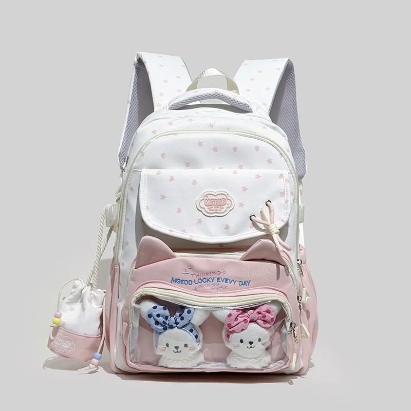 Verspielter Katzenohr-Design Rucksack Karnz