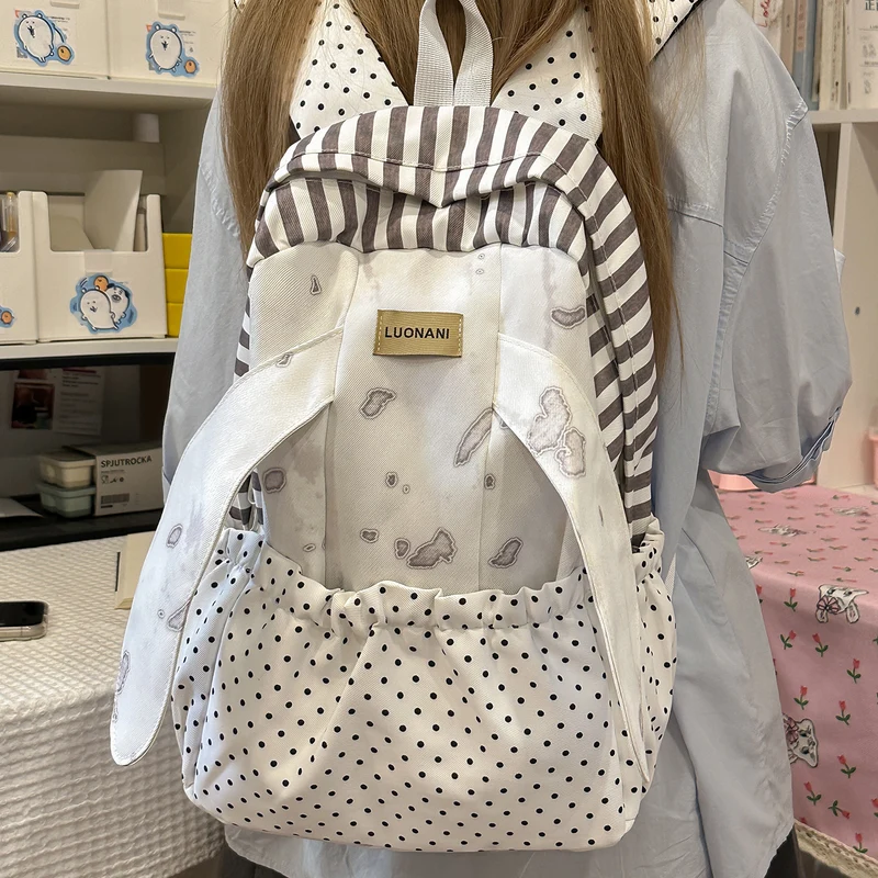 Verspielt Bunny-Ohren-Design Rucksack Karnz