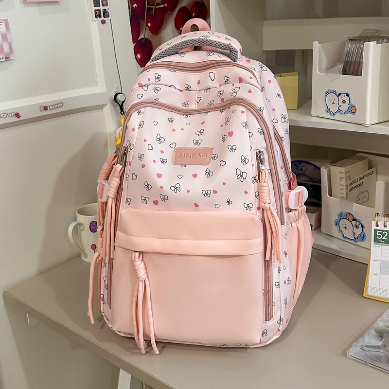 Verspielt Bogen-Verzierte Stylische Rucksack Karnz