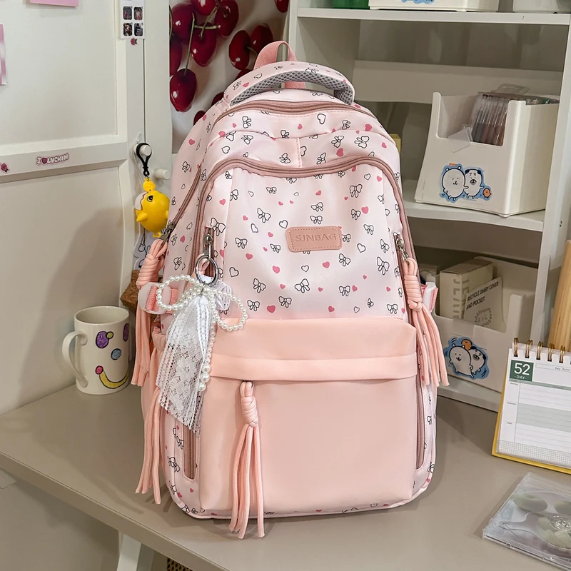Verspielt Bogen-Verzierte Stylische Rucksack Karnz