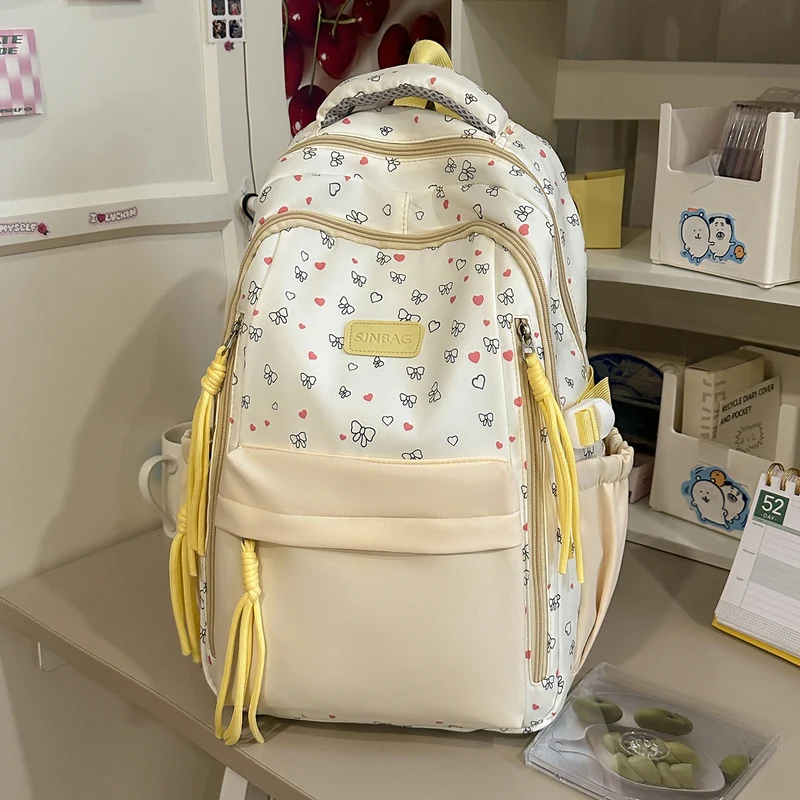 Verspielt Bogen-Verzierte Stylische Rucksack Karnz