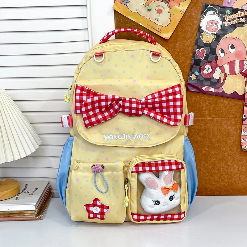 Verspielt Schleifen-verzierte Rucksack Karnz
