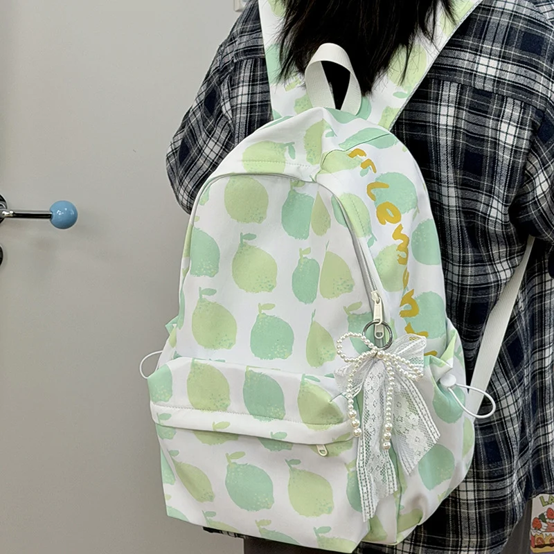 Verspielt Äpfel-Muster Rucksack Karnz