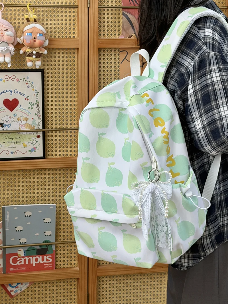 Verspielt Äpfel-Muster Rucksack Karnz