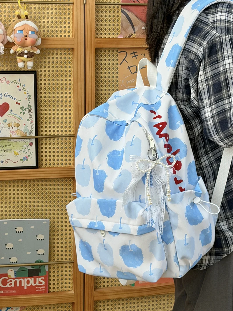 Verspielt Äpfel-Muster Rucksack Karnz