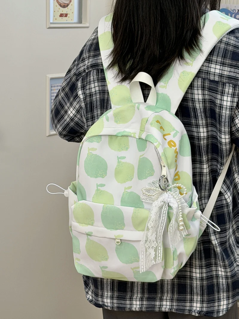 Verspielt Äpfel-Muster Rucksack Karnz
