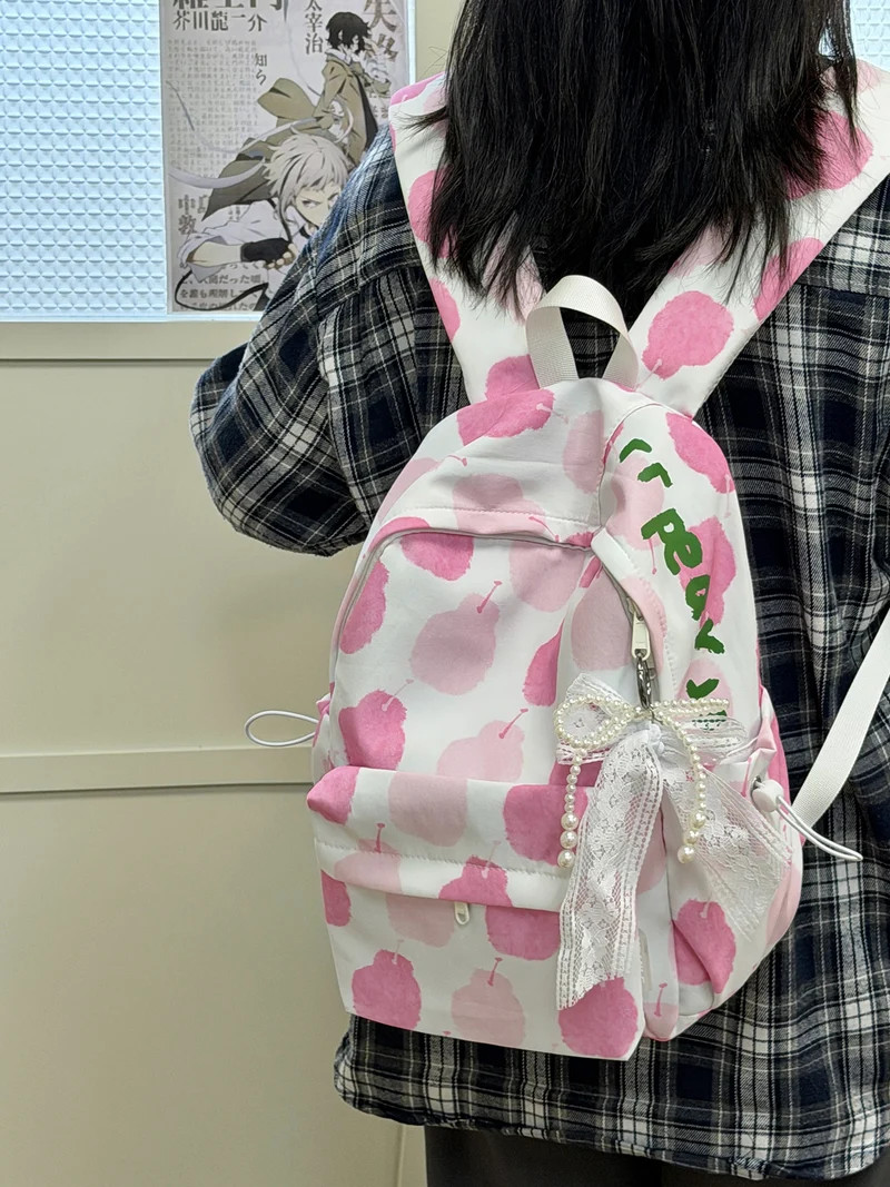 Verspielt Äpfel-Muster Rucksack Karnz