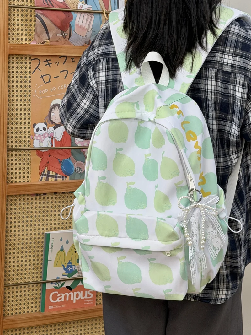 Verspielt Äpfel-Muster Rucksack Karnz
