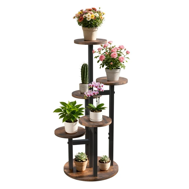 Blumenständer Blumentreppe Pflanzenregal Metallregal